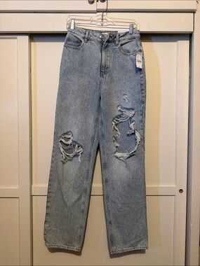 PacSun Light Blue Distressed Boyfriend Jeans